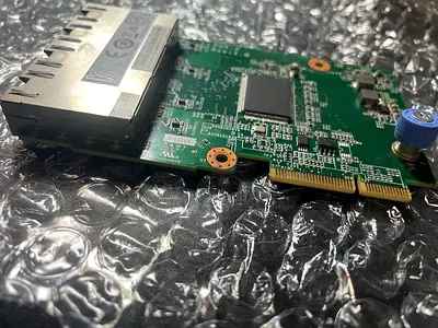 Used PCIe Network Interface Card with SFP+ Module