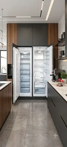 Bosch latest model series 8 separate fridge and freezer set built-in fully-integrated zstyoes a