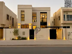 A villa in an excellent location, freehold, modern design with a stone facade and very luxurious per