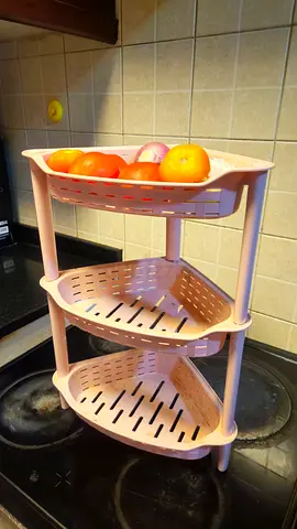 Three-tier Plastic Kitchen Rack / Fruit  Vegetable Organizer