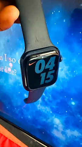 Apple Watch Series 6 44mm with navy blue sport ban with original box