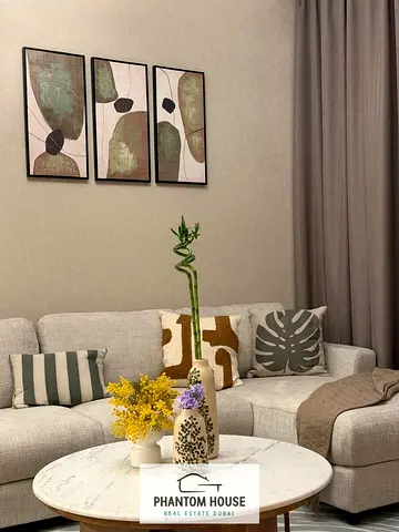 Furnished 1BR Apartment | Riviera Beachfront Tower C | Downtown City View