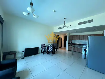Chiller Free | Spacious 1BR | Huge L-Shaped Balcony | 2 Bathrooms | 12 Cheques