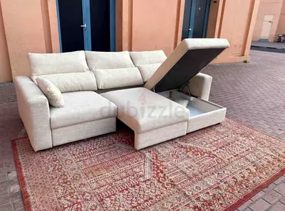 IKEA Eskilstuna L Shape Sofa bed Beige