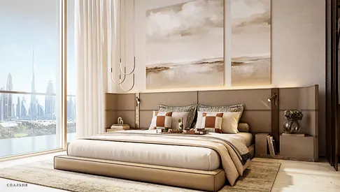 4 br duplix with private pool and maid fully furnished / Burj Khalifa and canal view