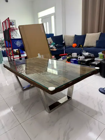 Marina Home Railway Wood Coffee Table