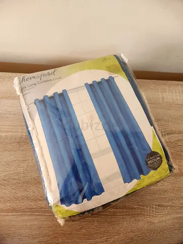 Long Curtains - Blue 135×300