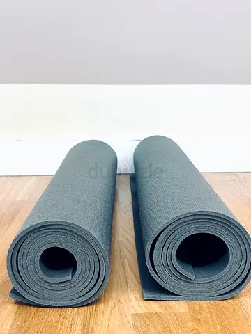Grey yoga / exercise mats - lightly used