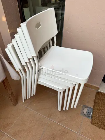IKEA dining chairs x 6 = AED 180