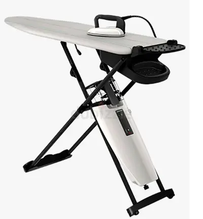 Steam Iron with Adjustable Ironing Board - Good Condition