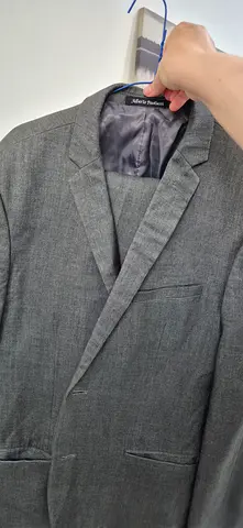 بدلة رجالية Alberto Paolucci رمادي – مقاس 52 Slim Fit