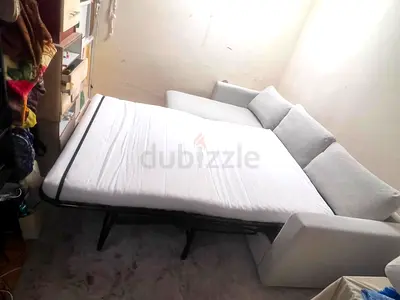 Beige seater ikea vimle sofa bed (pull-out) in good condition