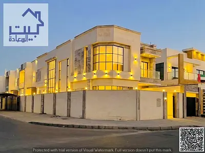 For rent: Modern villa, Al Yasmin, Ajman, 5 bedrooms, 4000 sq ft, at a good price, payable in 4 ins