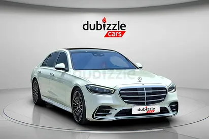 AED 5470/month | 2022 Mercedes-Benz S-Class S 580 4Matic | GCC Specs | Ref#500558