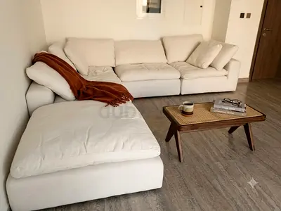 Expensive quality marina home feather 🪶 filled modular sofa with ottoman