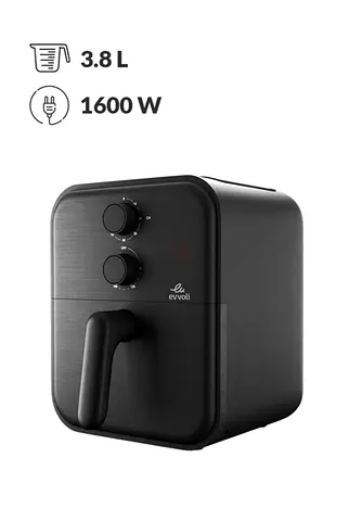 Evvoli 4L 1600W Air Fryer EVKA-AF3801B (warranty valid till 12 July 2027)