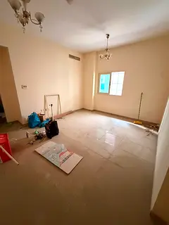 Writing Two bedroom apartment for annual rent in Al Khan near Corniche with two bathrooms and spacio