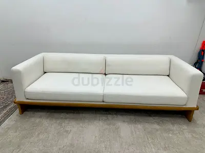 Perfect condition cratebarrel three seater sofa