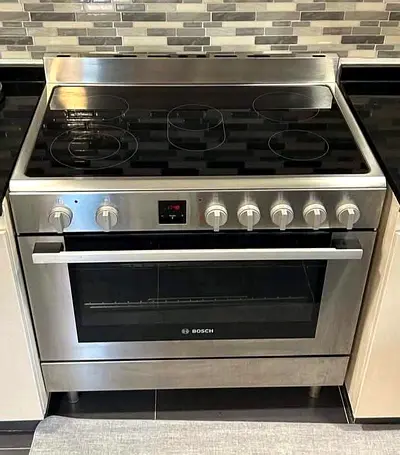 Bosch electric cooker 90cm 5 hub
