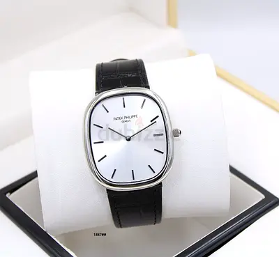 Patek Philippe-style mens leather strap Master Quality watch