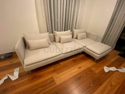 Perfect condition IKEA Sodhremn L Shape Sofa Beige