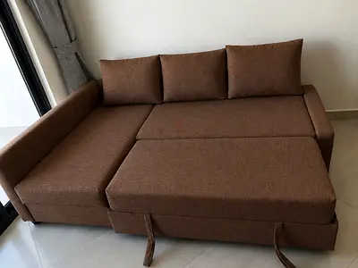 Brand New sofa bed genuine leather