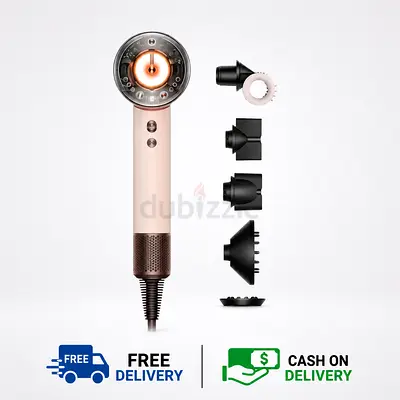 Dyson-style Hair Dryer with Attachments -  Ceramic Pink