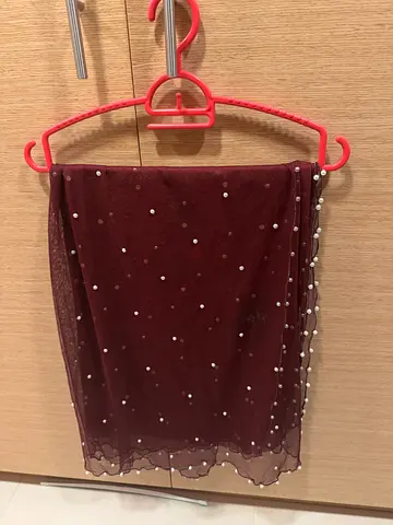 Net scraf ( Dupatta) Maroon