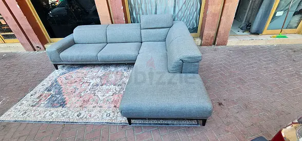 Natuzzi Italian L shape sofa