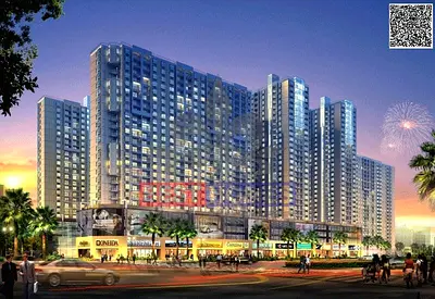 Two bedroom hall in city tower for rent