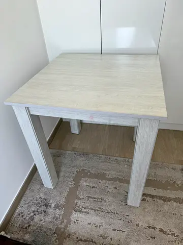 Light wood square dining/side table - good condition