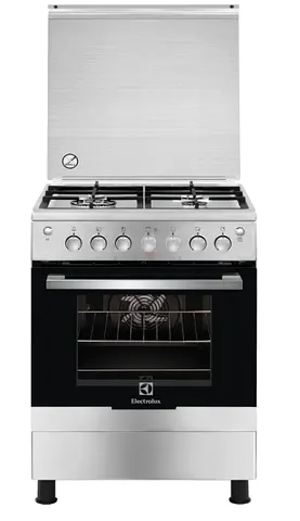 Electrolux 60cm Stainless Steel Gas Cooker with Oven - Good Condition
