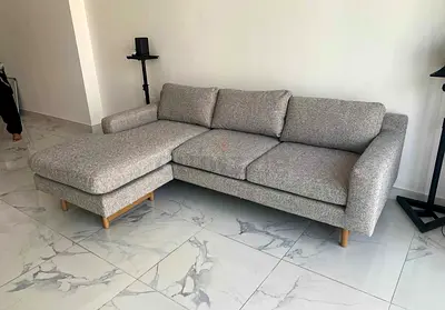 West elm Lshape sofa