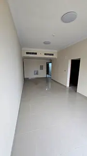 One bedroom and living room, two bathrooms, brand new, never before occupied in Al Jurf 3, near the 
