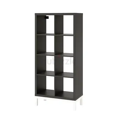 IKEA KALLAX 5x2 Shelf Unit - Black Brown, Good Condition