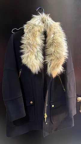 J.crew faux fur jacket