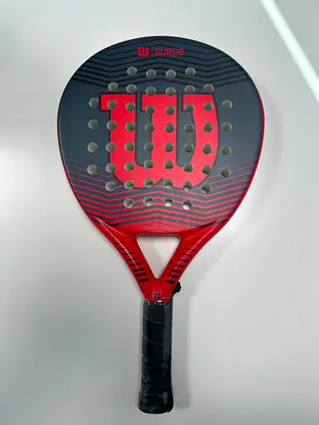 Brand New Wilson Surge Padel Racket (Matte Black  Red)