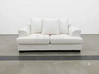 The one brand white color 2 seater sofa