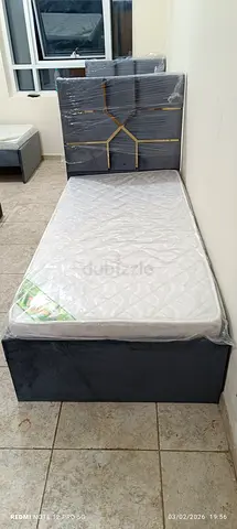Single size bed with madical mattres brand new sale