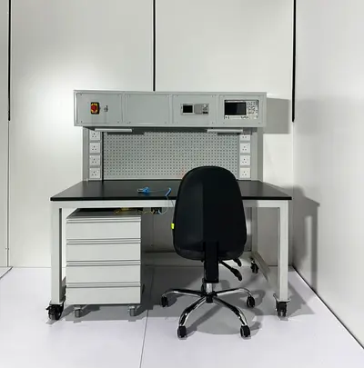 ESD Workbench with Power Module, Drawers  Chair - Lab/Assembly