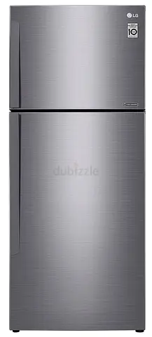 LG Top Freezer Refrigerator - 2 Door, Silver, Good Condition