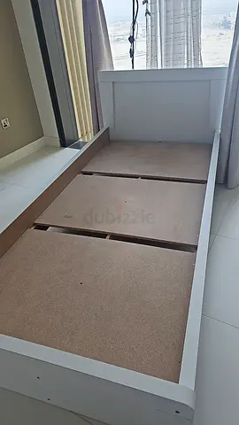 White Single Bed Frame with  Prestine Condition