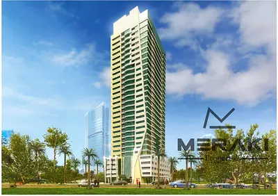 For 49,000 dirhams, own a one-bedroom apartment on Sheikh Mohammed Bin Zayed Road. Receive it within 18 months, with private parking and a swimming po