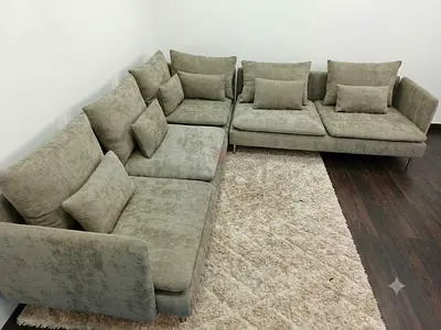 Ikea Soderhamn brown color corner sofa
