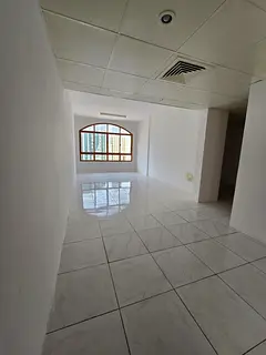 Three-bedroom apartment for rent in Al Majaz 2 with a master bedroom, three bathrooms, balcony, cent