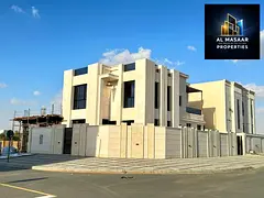 Corner villa with 4 bedrooms, registration fees included, for sale, freehold, Dubai villa design, di