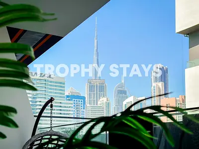 Burj Khalifa View | Spacious Balcony | All Bills Incl