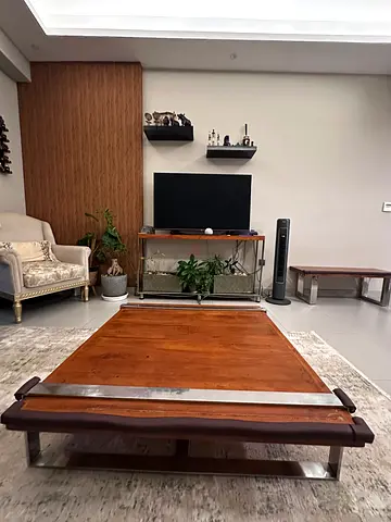 Premium Wooden Console and Center Table