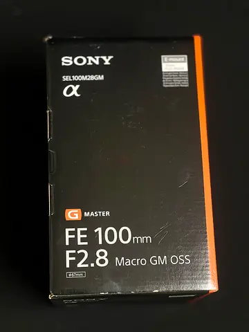 Sony FE 100mm F2.8 Macro GM OSS Lens