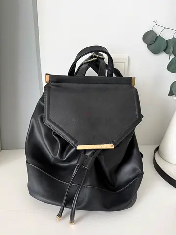 Black small backpack